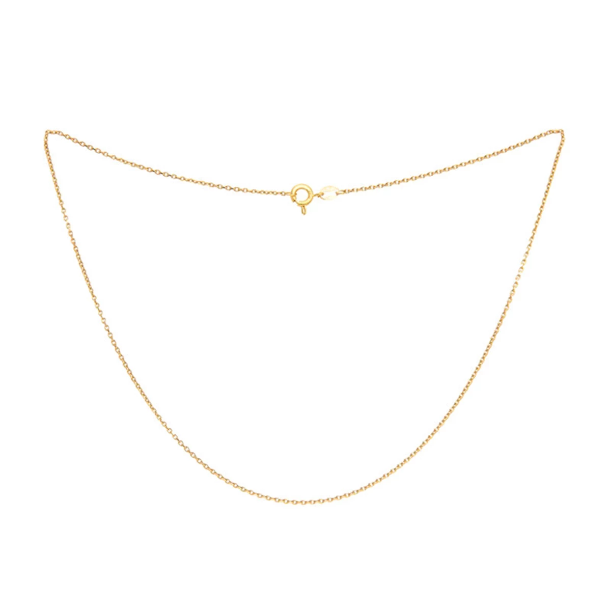 زنجیر طلا زنانه طرح فلامینگو ساده قو طلایی کد C054494-0.56 زنجیر طلا زنانه طرح فلامینگو ساده قو طلایی کد C054494-0.56