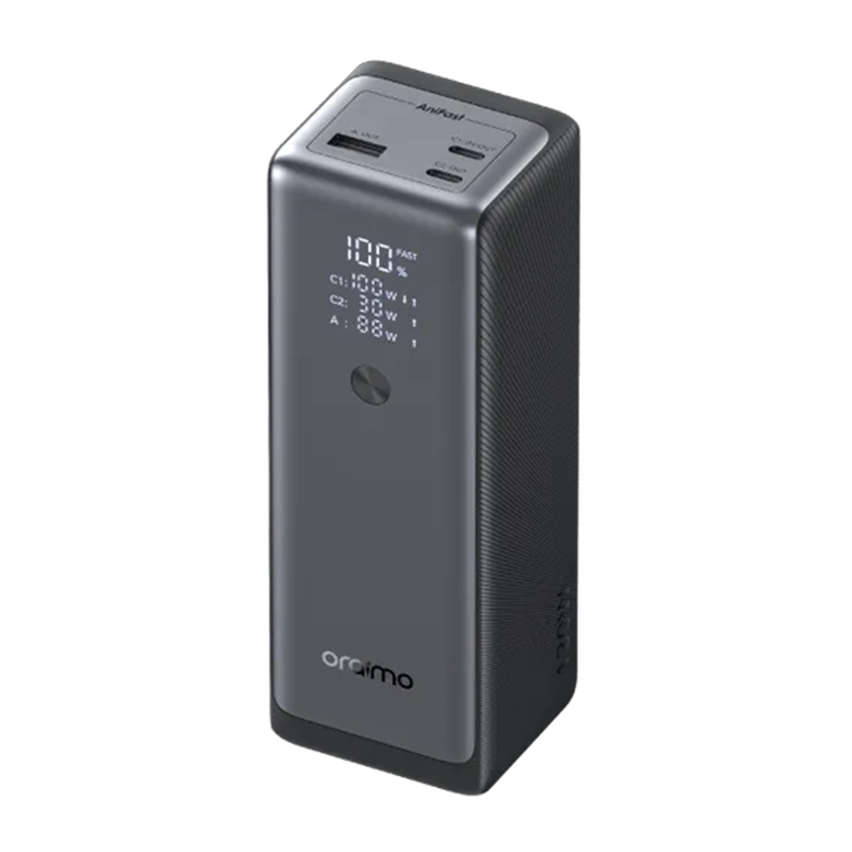 پاوربانک اورایمو مدل PowerJet 130 ظرفیت 27600 میلی آمپر ساعت توان 130 وات-خاکستری
