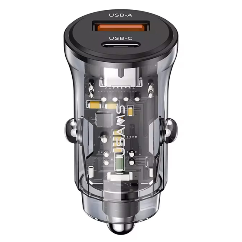 شارژر فندکی 30 وات یوسمز مدل CC164 شارژر فندکی 30 وات یوسمز مدل CC164