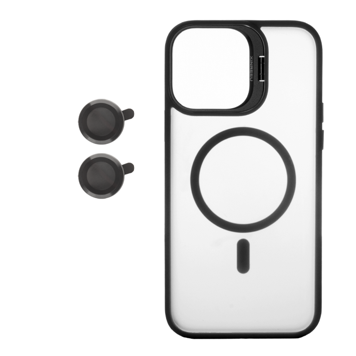 کاور گوشی اپل iPhone 13 مدل مگ سیف به همراه محافظ لنز گوشی