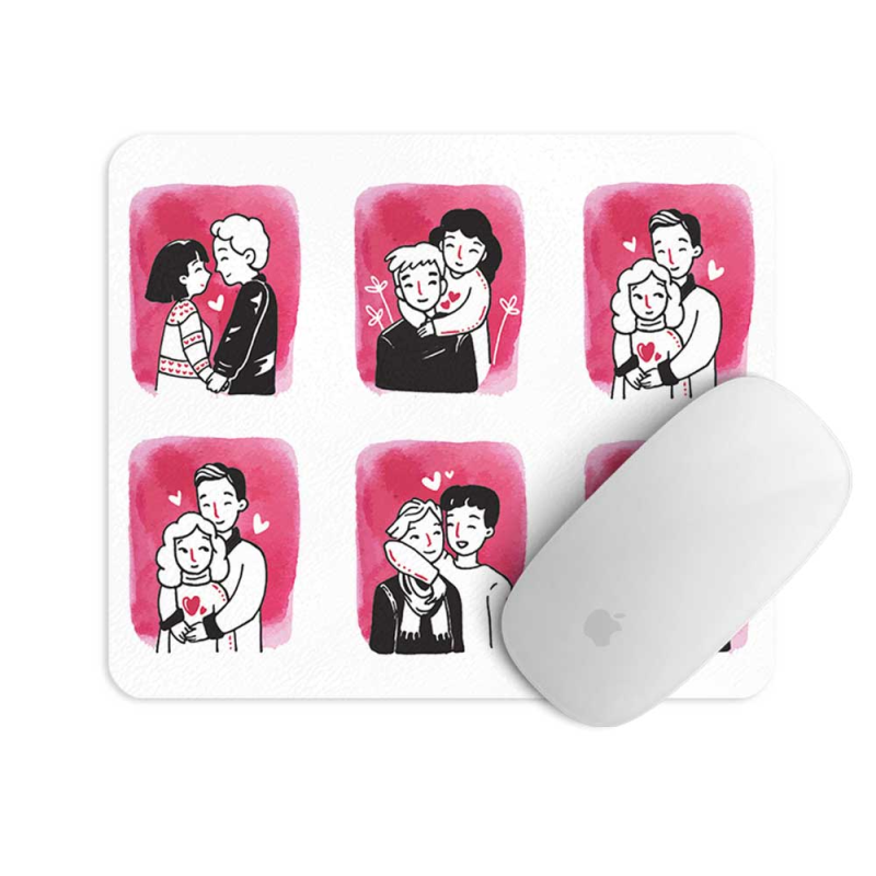 پد موس مستر پیکد طرح عاشقانه کد PCD-MP1071