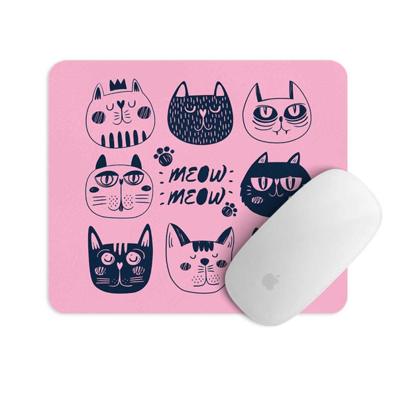 پد موس مستر پیکد طرح گربه صورتی کد PCD-MP1004 پد موس مستر پیکد طرح گربه صورتی کد PCD-MP1004
