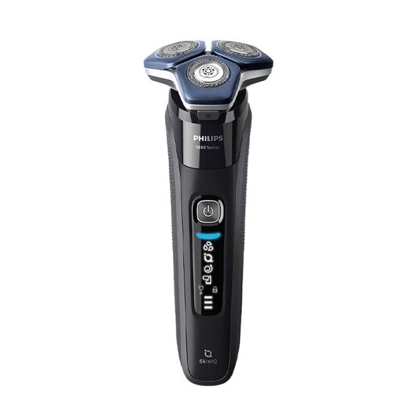 ماشین اصلاح موی صورت فیلیپس مدل s7886/35، اصلاح به صورت صفر زن، منبع انرژی باتری، تکنولوژی اصلاح به صورت برش چرخشی، مدت زمان شارژ 180 دقیقه و مدت زمان استفاده پس از شارژ 60 دقیقه، به همراه استند شارژ، برس تمیزکننده، کیف، ضد آب، دارای خط زن