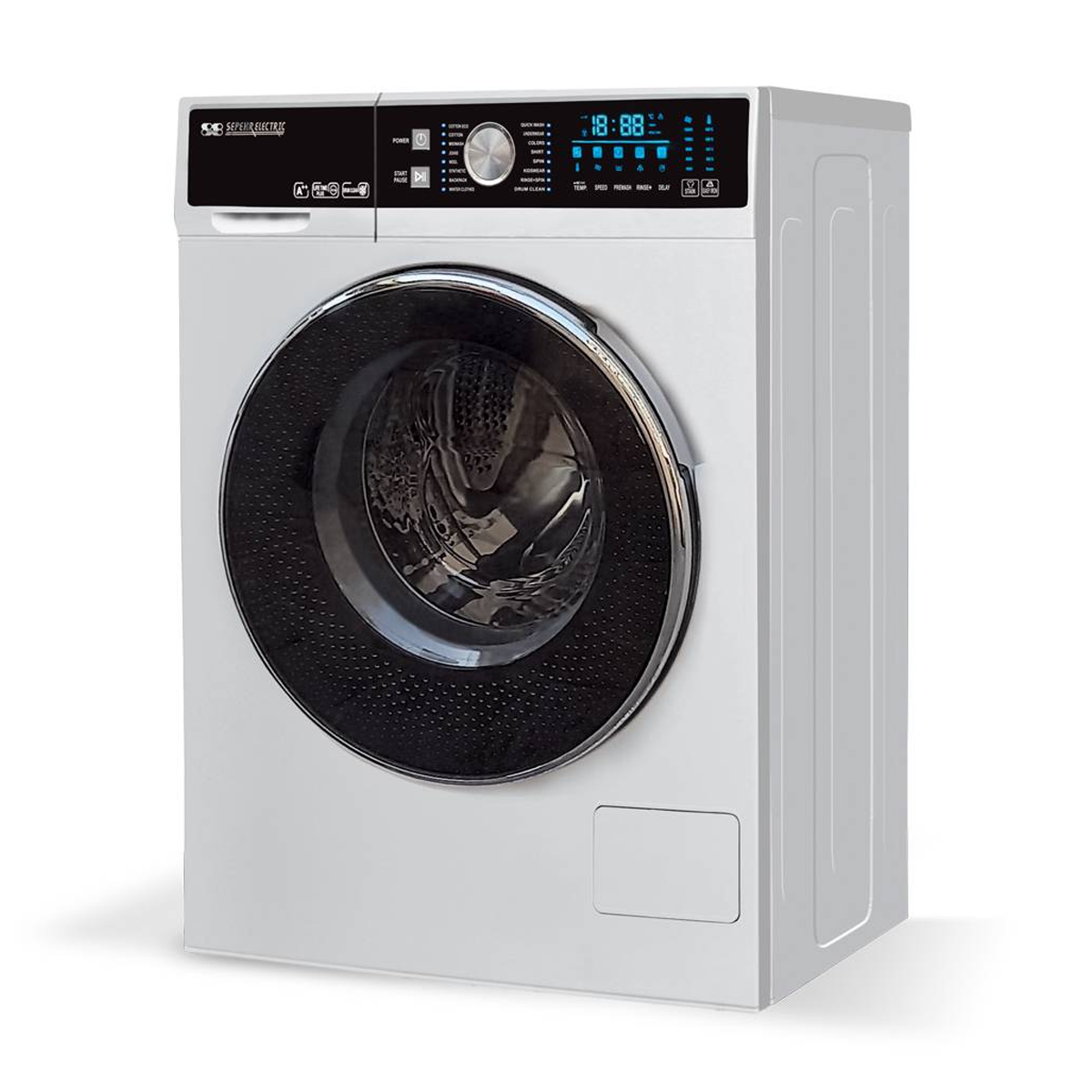 ماشین لباسشویی سپهر الکتریک 8 کیلویی مدل SE1284W