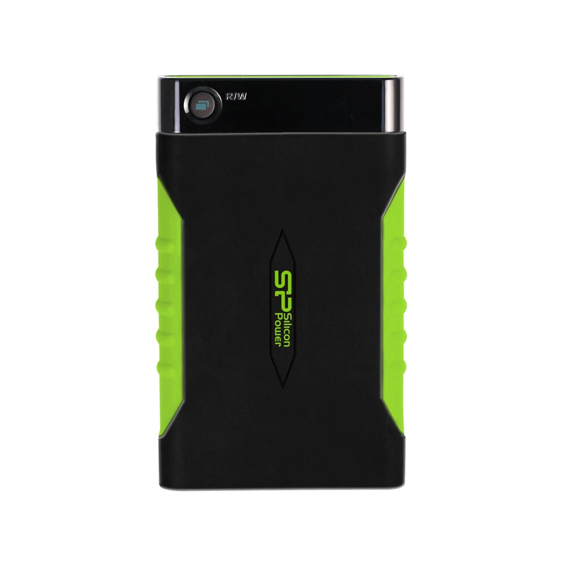 هارد اکسترنال سیلیکون پاور مدل Armor A15 ظرفیت 2 ترابایت-مشکی سبز