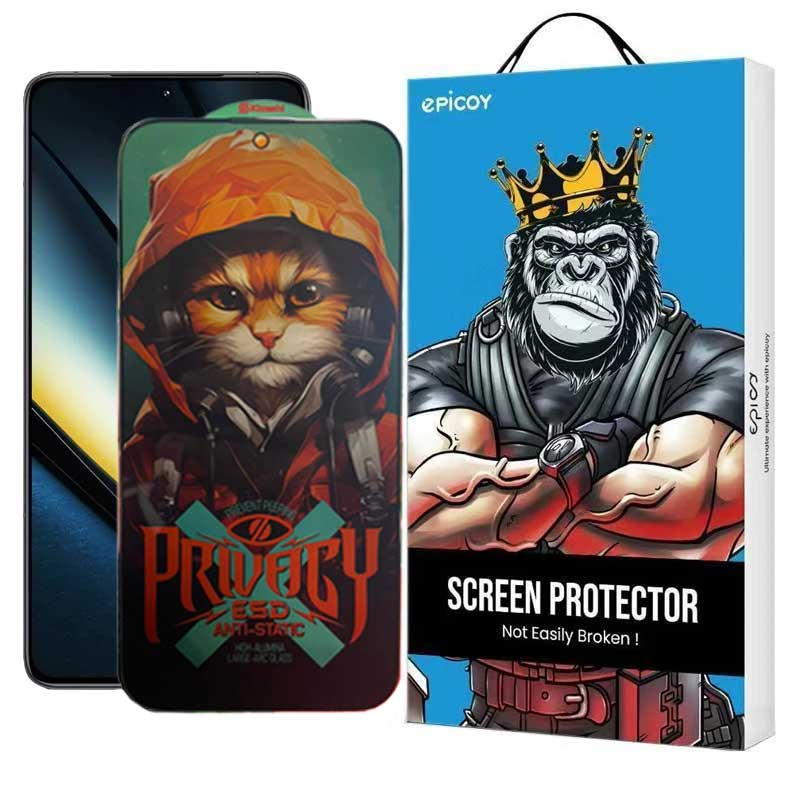 محافظ صفحه نمایش حریم شخصی اپیکوی مدل Privacy Hoodie Cat مناسب برای گوشی موبایل شیائومی Poco F6 / F6 Pro / Redmi Turbo 3 محافظ صفحه نمایش حریم شخصی اپیکوی مدل Privacy Hoodie Cat مناسب برای گوشی موبایل شیائومی Poco F6 / F6 Pro / Redmi Turbo 3