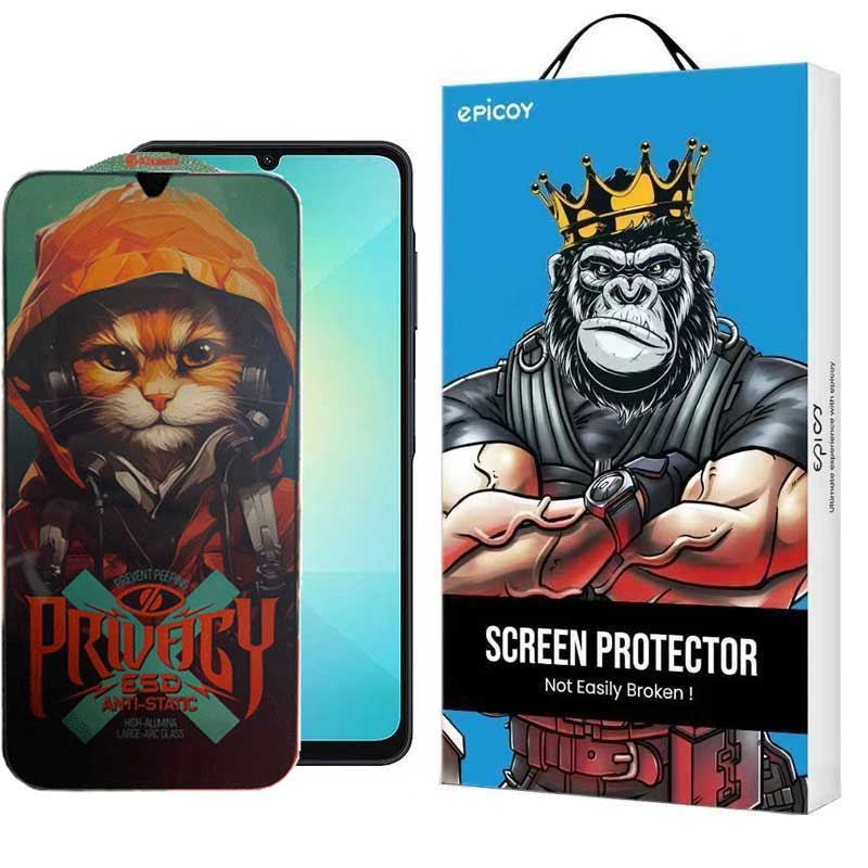 محافظ صفحه نمایش اپیکوی مدل Privacy Hoodie Cat مناسب برای گوشی موبایل سامسونگ Galaxy A05s/Samsung Galaxy A05/A70
