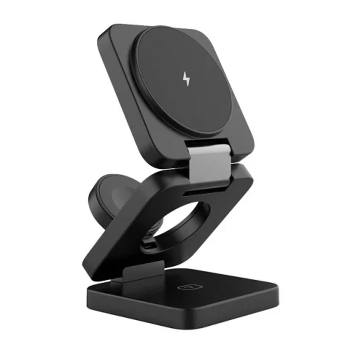 شارژر وایرلس پرودو توان 15 وات مدل 3in1 Magsafe Wireless PD-3N1MWFC-BK-مشکی