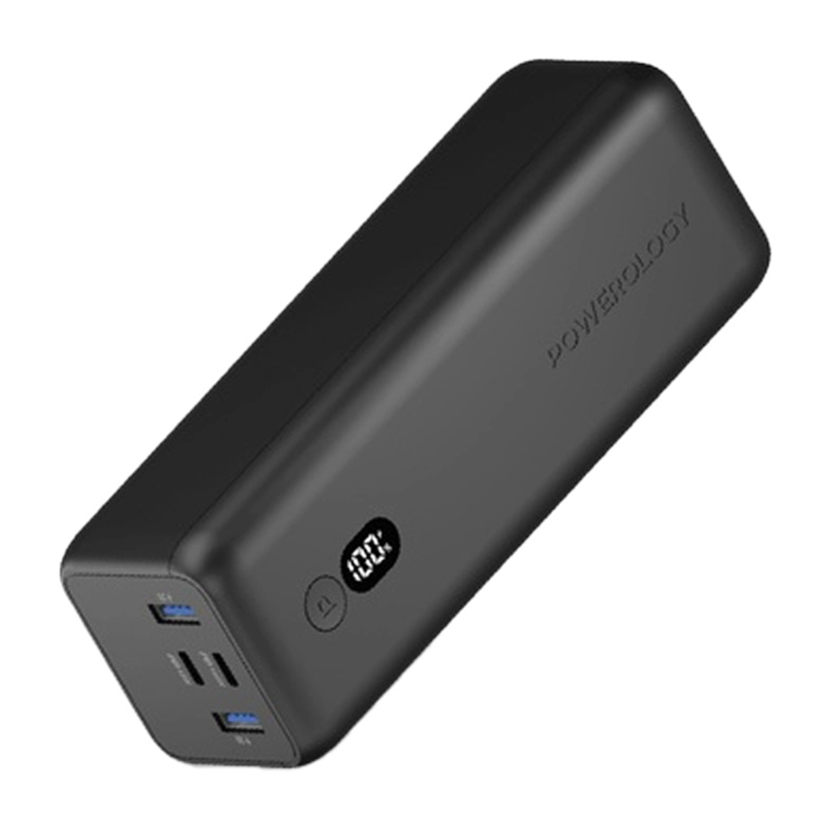 پاوربانک پاورولوجی مدل Onyx PPBCHA20 ظرفیت 30000 میلی آمپر ساعت توان 100 وات پاوربانک پاورولوجی مدل Onyx PPBCHA20 ظرفیت 30000 میلی آمپر ساعت توان 100 وات