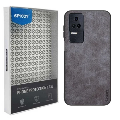 کاور گوشی شیائومی اپیکوی مدل Hrs Leather  Poco F4 5G - Redmi K40s -Redmi K50 - K50 Pro-آبی تیره