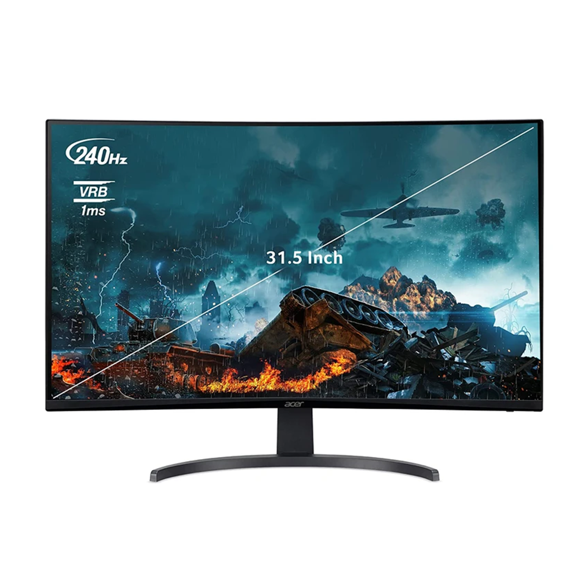 مانیتور گیمینگ ایسر مدل ED320QXBIIPX سایز 31.5 اینچ