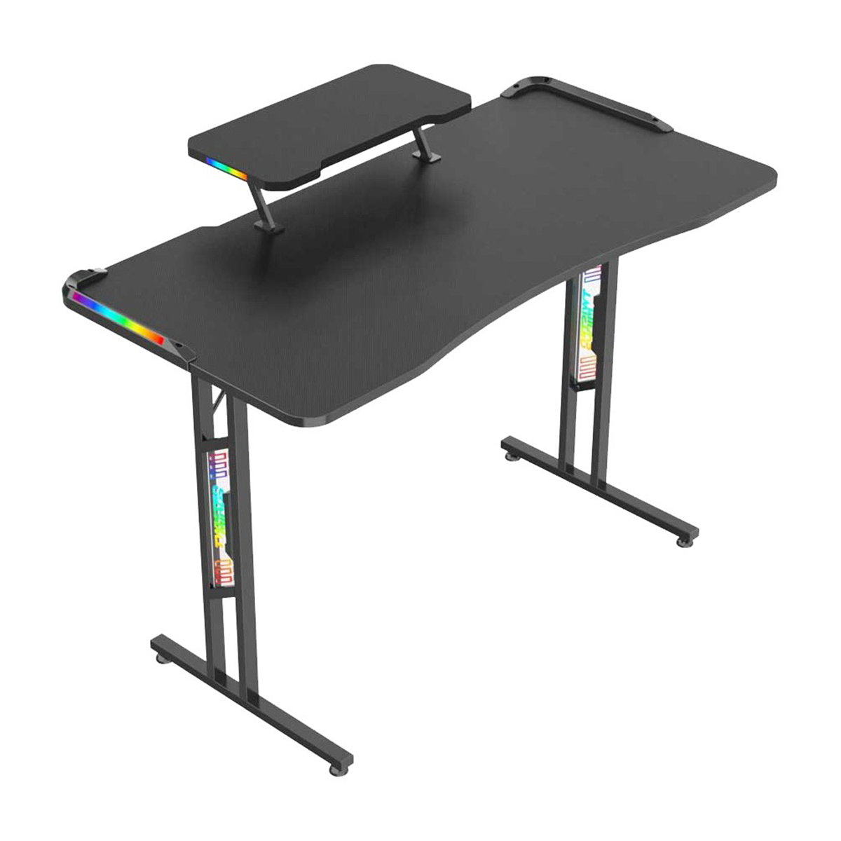 میز گیمینگ تویستد مایندز مدل T Shaped RGB Double Top GD27