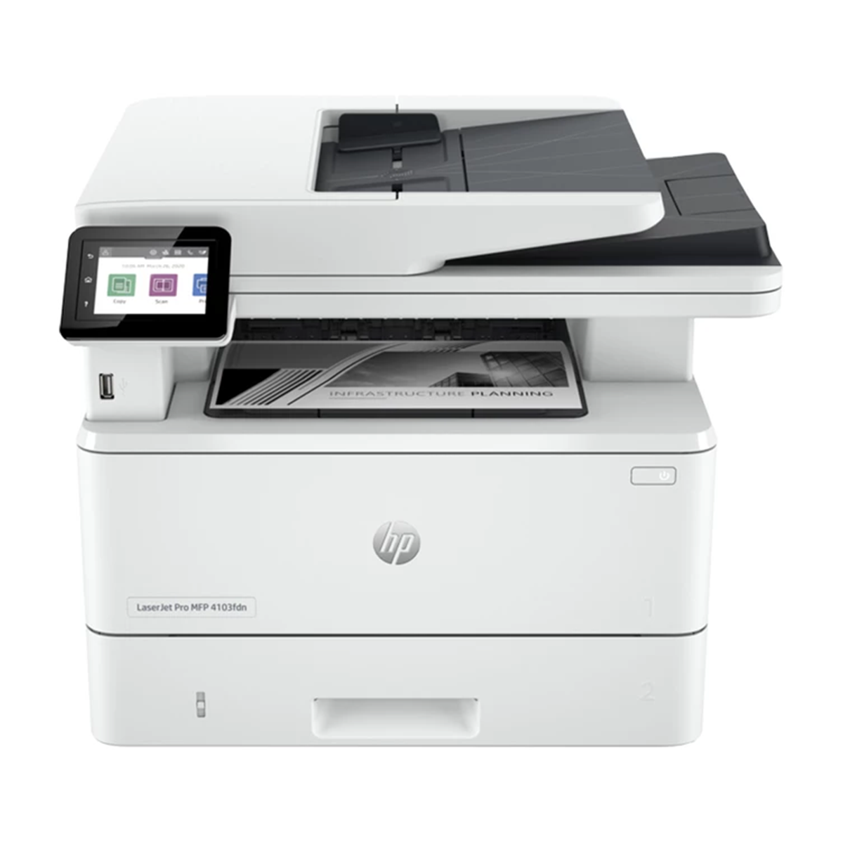 پرینتر لیزری اچ پی مدل LaserJet Pro MFP 4103fdn چند کاره پرینتر لیزری اچ پی مدل LaserJet Pro MFP 4103fdn چند کاره