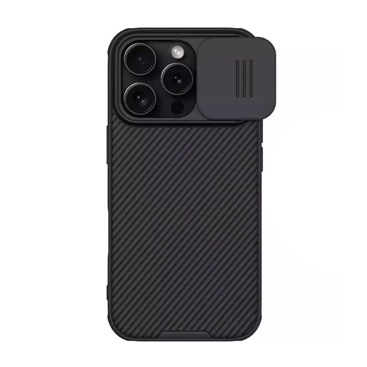 کاور گوشی اپل Iphone 16 Pro Max نیلکین مد‌ل Camshield Pro-مشکی