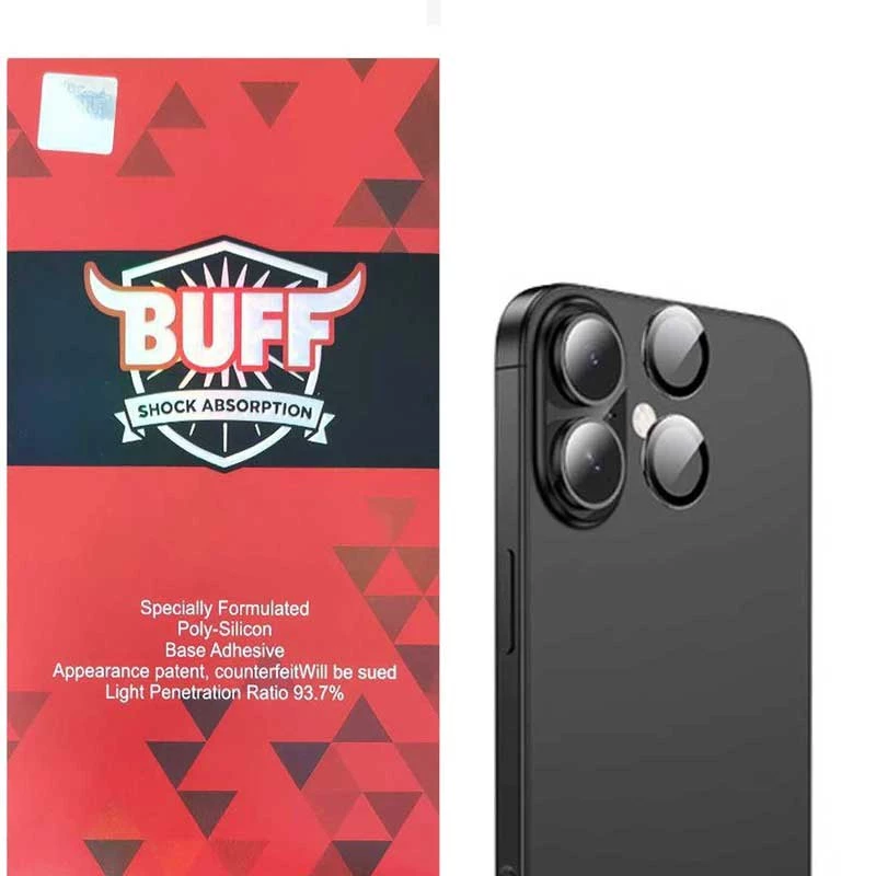 محافظ لنز دوربین گوشی اپل iPhone 16 - 16 Plus بوف مدل HD-ColorLenz-آبی