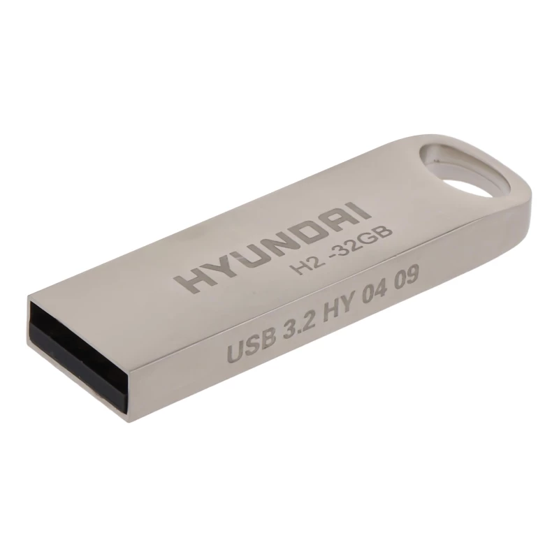 فلش مموری هیوندای مدل H2 USB2.0 ظرفیت 32 گیگابایت-نقره‌ای