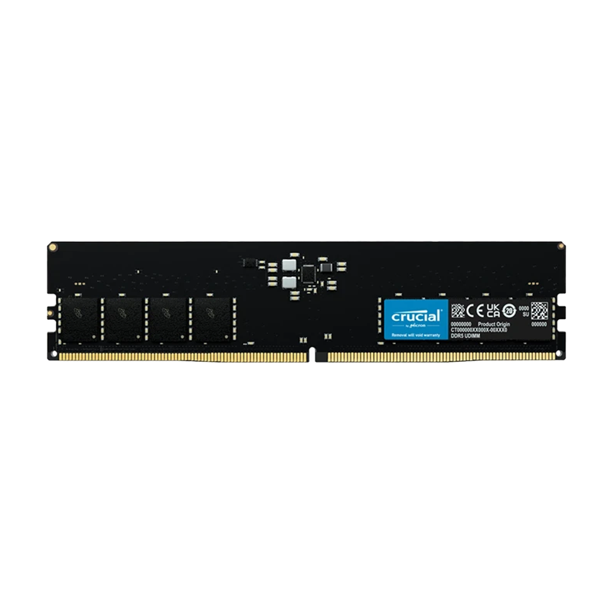 رم لپ تاپ DDR5 تک کاناله 4800 مگاهرتز CL40 کروشیال مدل UDIMM ظرفیت 16 گیگابایت