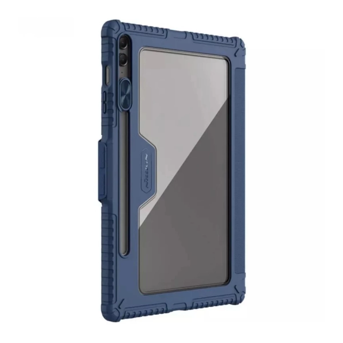 کیف کلاسوری تبلت سامسونگ Galaxy Tab S10 Ultra نیلکین مدل Camshield Bumper Flip Folding-مشکی مات