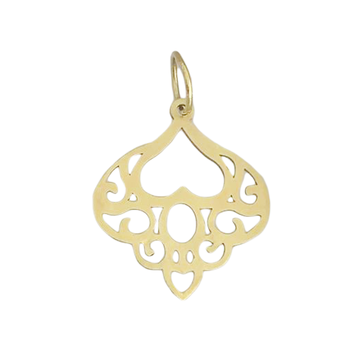 آویز طلا زنانه طرح ژالین کوکو طلا-0.55