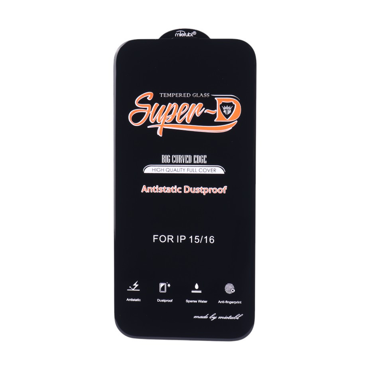 گلس گوشی اپل iPhone 16 میتوبل مدل Anti Static Super D-بی رنگ