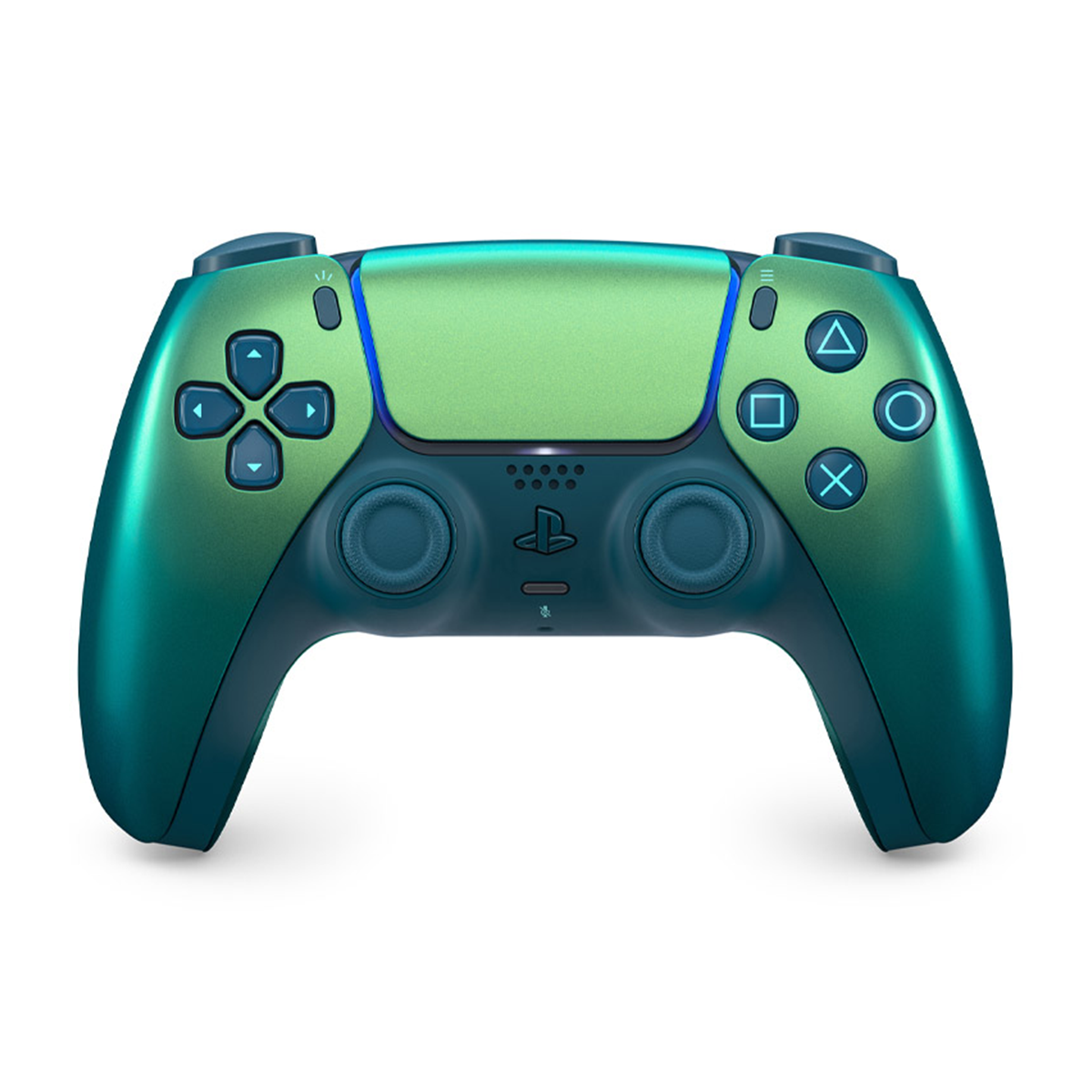 دسته بازی سبزآبی کروم مدل PS5 DualSense-سبز دسته بازی سبزآبی کروم مدل PS5 DualSense-سبز