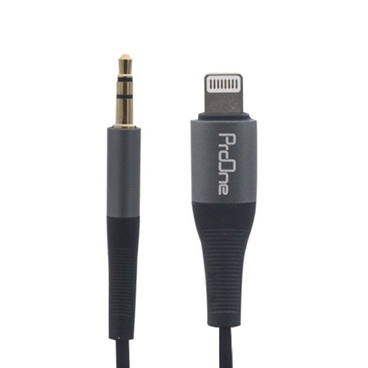  کابل لایتنینگ به AUX پرووان مدل PCA48 - طول 1 متر-مشکی