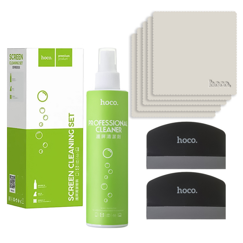 کیت تمیز کننده و نصب گلس هوکو مدل 025