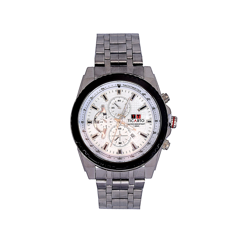 ساعت مچی عقربه‌ای مردانه کوارتز تیکارتو مدل کلاسیک کد T-6543