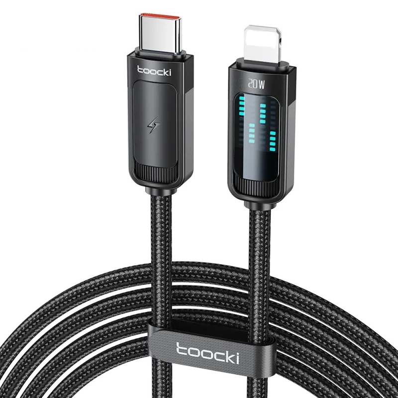 کابل تبدیل تایپ سی به لایتنینگ توکی مدل 20W TQ-X47C3 طول 1 متر-آبی