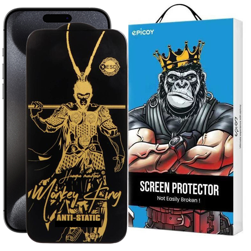 محافظ صفحه نمایش اپیکوی مدل Wukong ESD مناسب برای گوشی موبایل اپل  iPhone 15 Pro