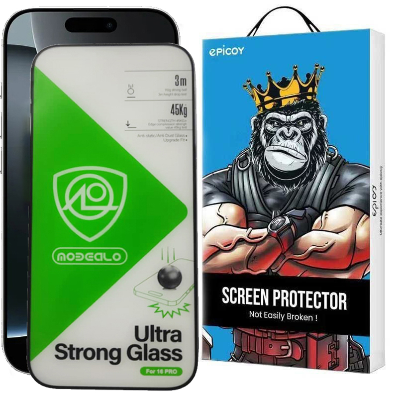 محافظ صفحه نمایش اپیکوی مدل Ultra Strong Glass مناسب برای گوشی موبایل اپل iPhone 16 Pro Max محافظ صفحه نمایش اپیکوی مدل Ultra Strong Glass مناسب برای گوشی موبایل اپل iPhone 16 Pro Max