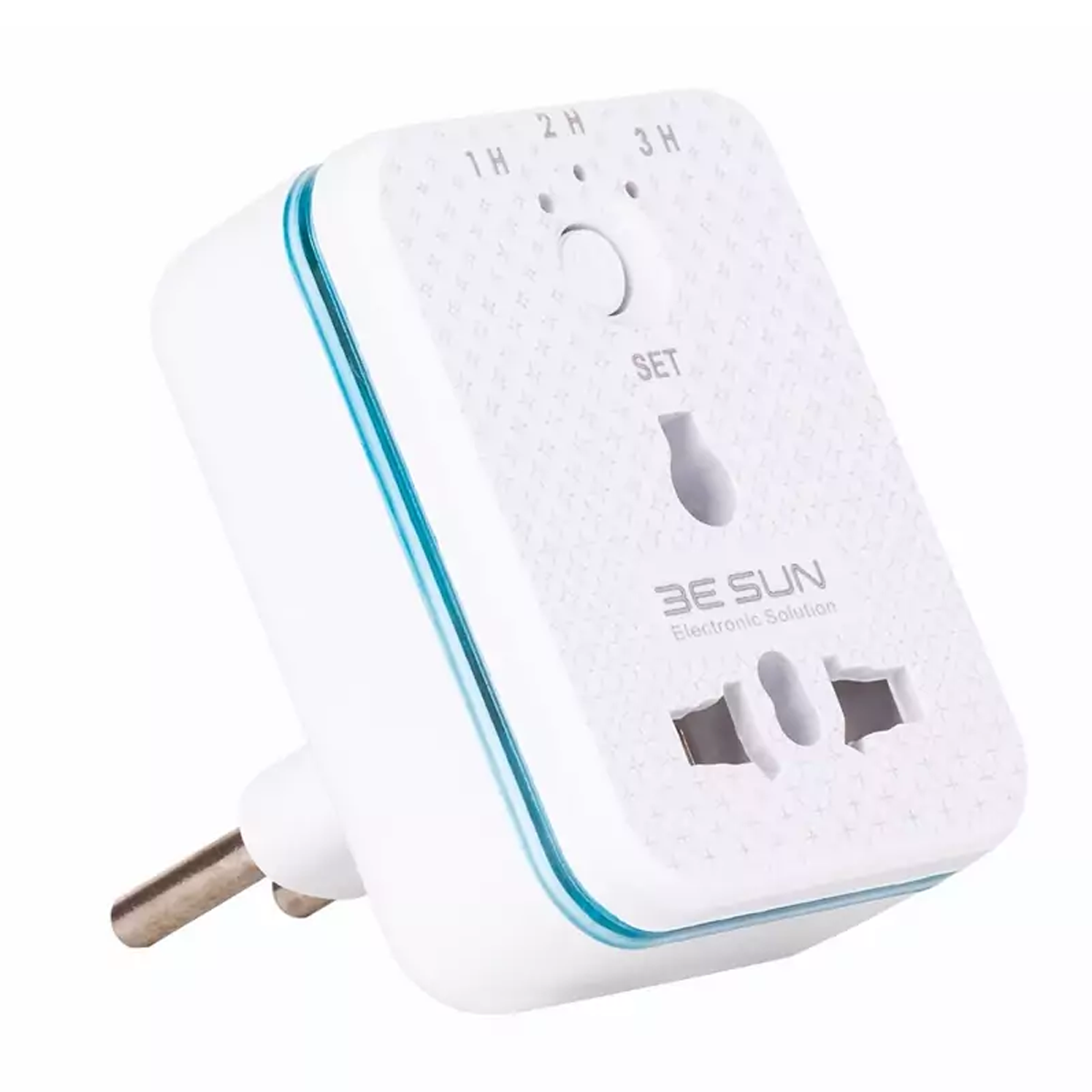 مبدل برق بی سان مدل BS 102 تایمردار-سفید مبدل برق بی سان مدل BS 102 تایمردار-سفید