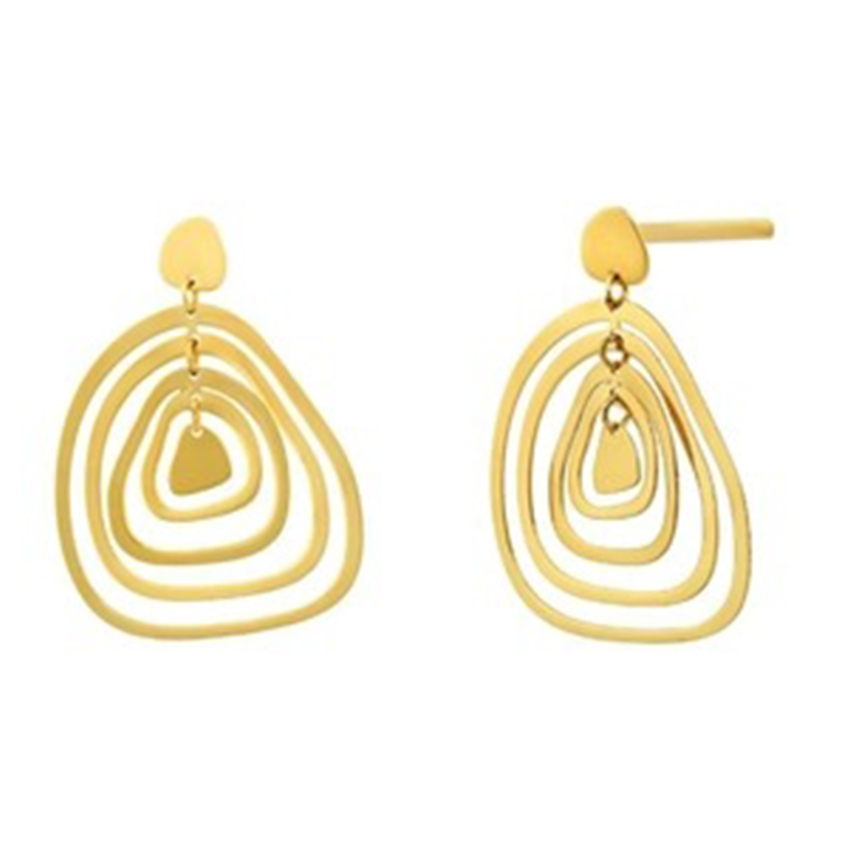 گوشواره طلا زنانه طرح اسپیرال