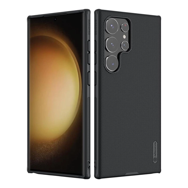 کاور گوشی سامسونگ Galaxy S23 Ultra نیلکین مدل Super Frosted Shield Pro-مشکی کاور گوشی سامسونگ Galaxy S23 Ultra نیلکین مدل Super Frosted Shield Pro-مشکی