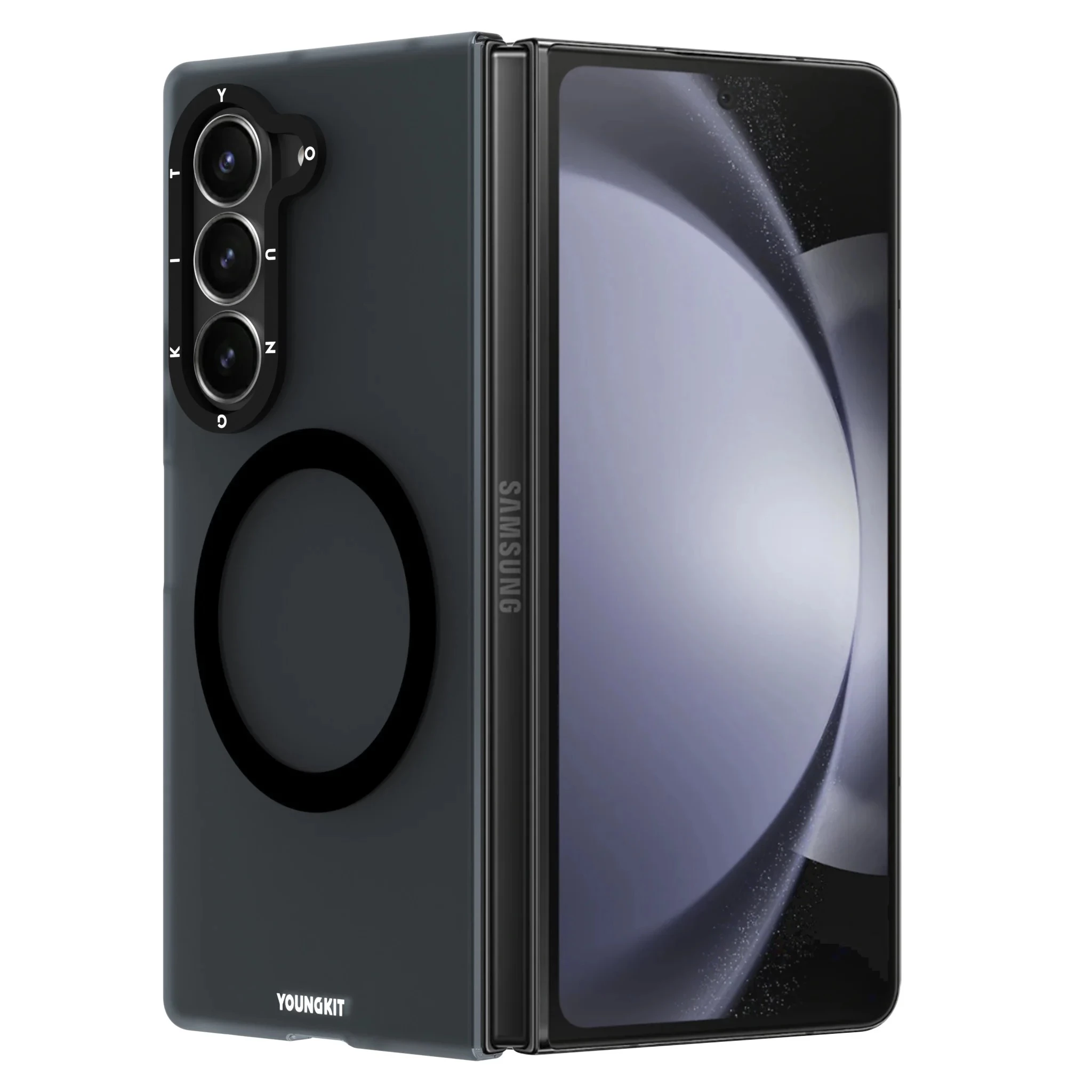 کاور گوشی سامسونگ Galaxy Z Fold 6 یانگ کیت مدل Hidden Sand Magsafe-سفید