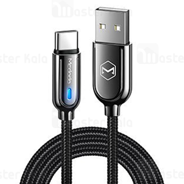 کابل تایپ سی مک دودو مدل CA-6190 طول 1 متر 3 آمپر و دارای قطع کن خودکار-مشکی