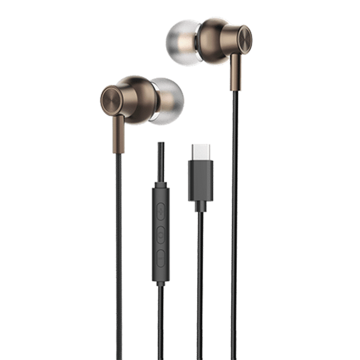 هندزفری سیمی مدل PHF3901-قهوه ای