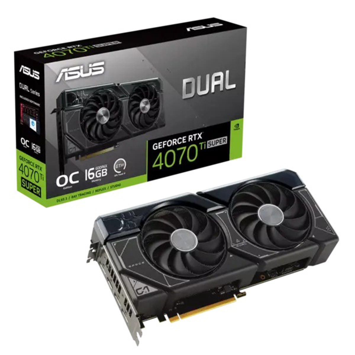 کارت گرافیک ایسوس مدل Dual GeForce RTX 4070 Ti SUPER OC Edition 16GB
