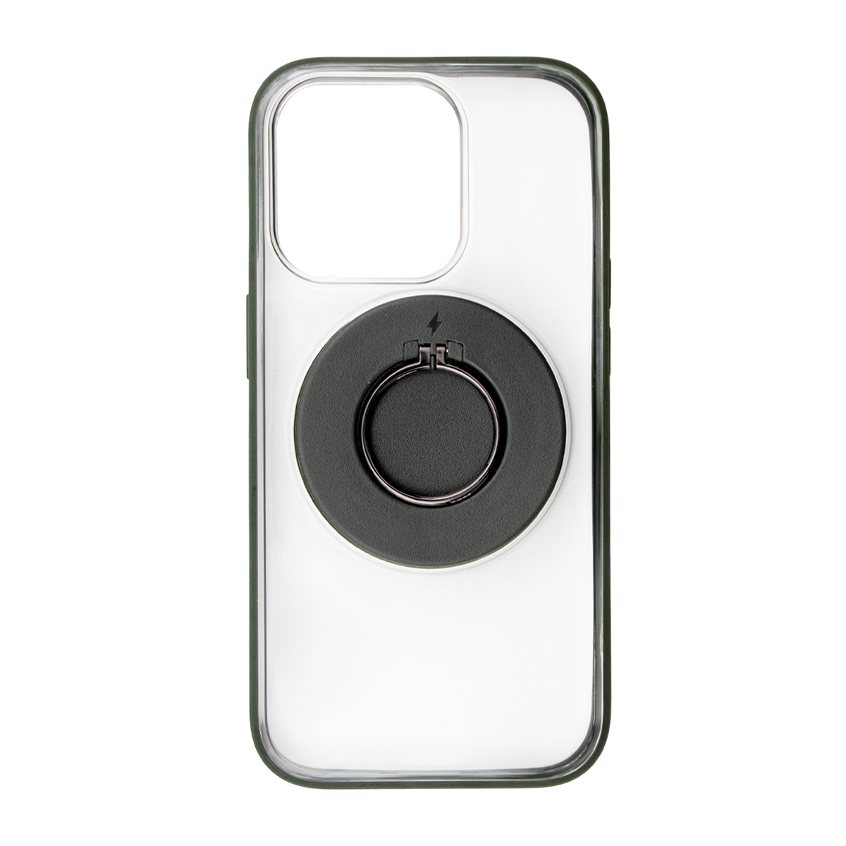 قاب گوشی iPhone 14 Pro کیو سریز مدل Magic Mask هولدر دار-مشکی