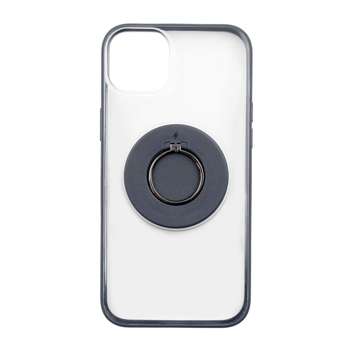 قاب گوشی iPhone 14 کیو سریز مدل Magic Mask هولدر دار-سرمه‌ای