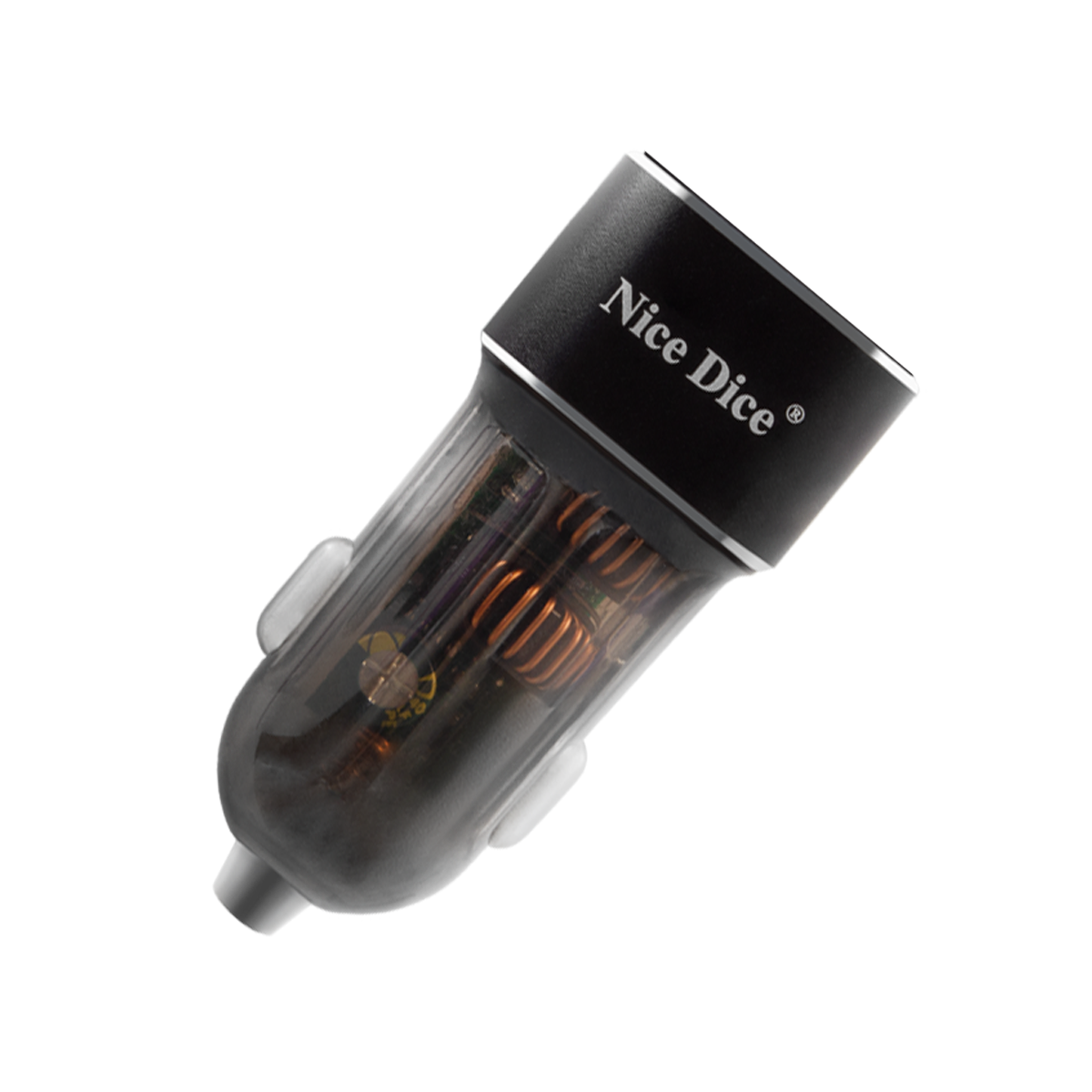 شارژر فندکی نایس دایس توان 38 وات-مشکی