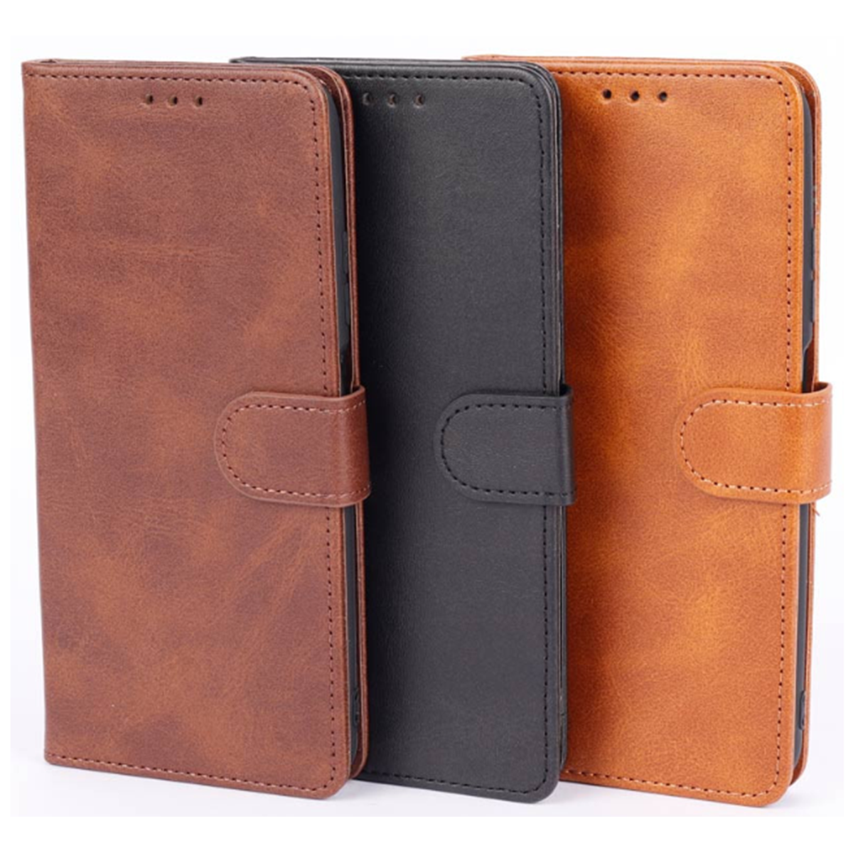 کیف کلاسوری گوشی پوکو M5s مدل مگنتی جاکارتی محافظ لنزدار-مشکی