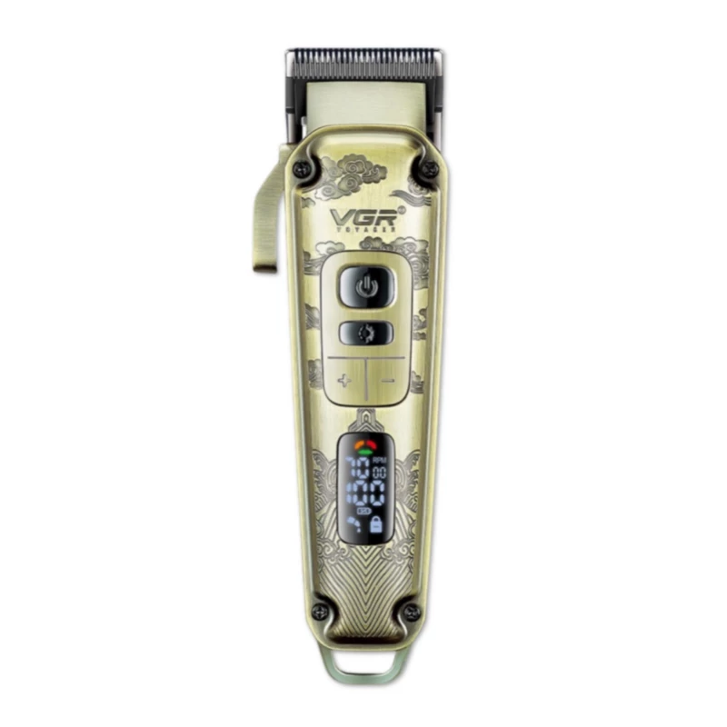 ماشین اصلاح سر و صورت وی جی ار مدل V-005-برنجی