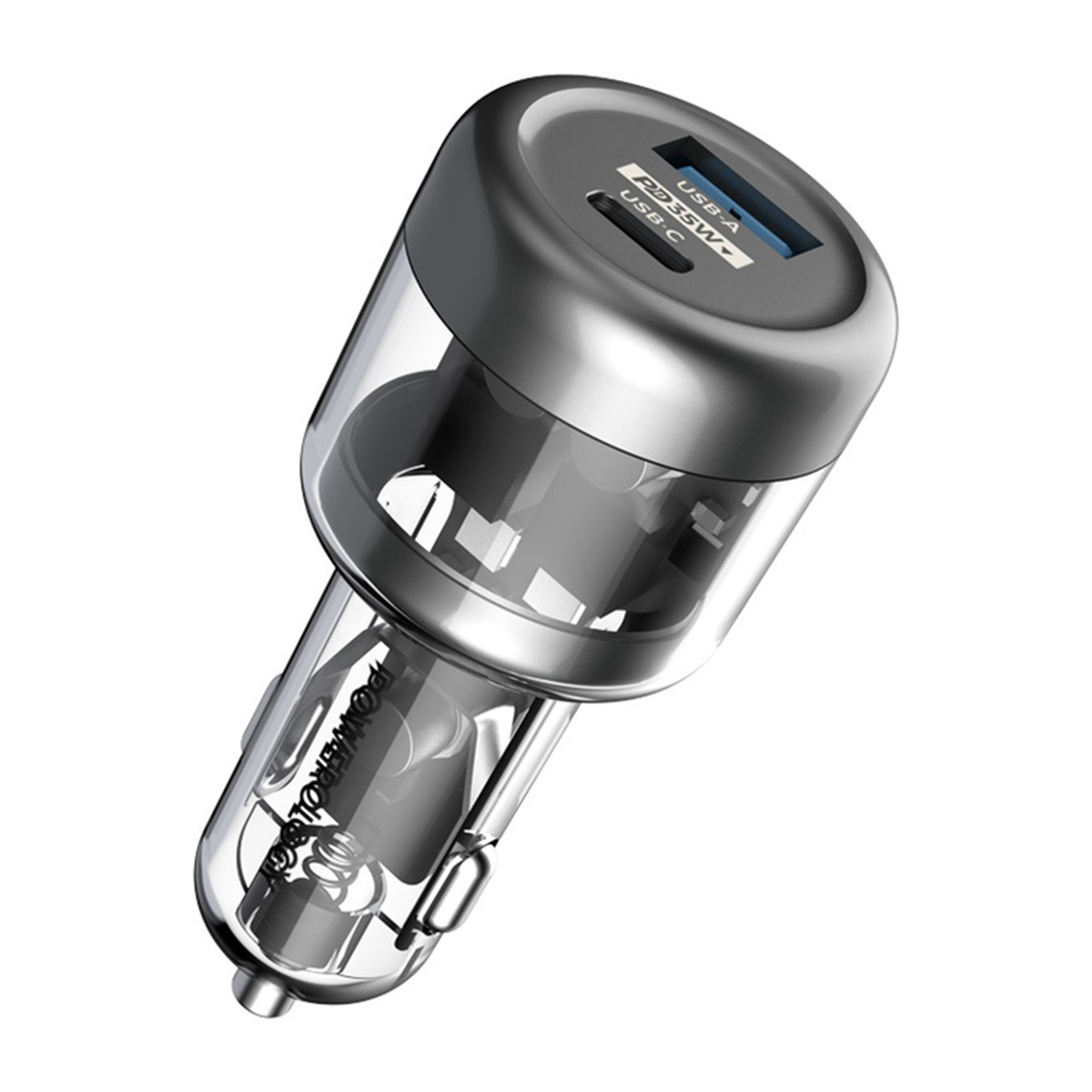 شارژر فندکی پاورولوجی مدل PCCSR017 توان 35 وات