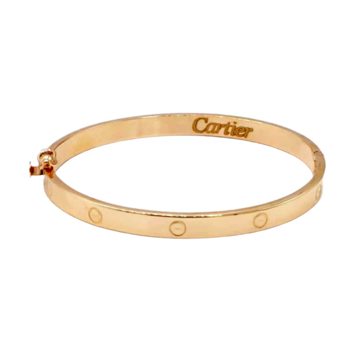 دستبند طلا زنانه النگویی طرح پیچ شریف زاده کد 57016-7.20