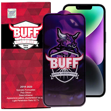 محافظ صفحه نمایش بوف مدل 5D  مناسب برای گوشی  iPhone 14 plus-مشکی