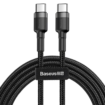  کابل دو سر تایپ سی باسئوس مدل CATKLF-GG1 طول 1 متر -مشکی