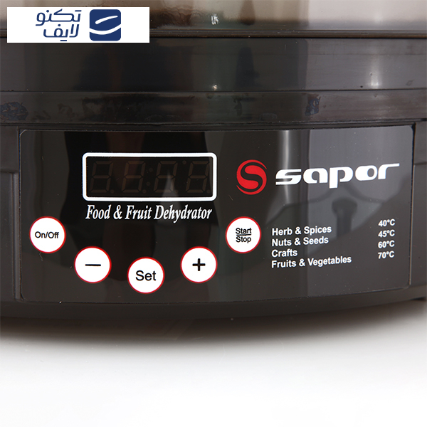 میوه و سبزی خشک کن دیجیتال ساپر مدل SFD-2070 میوه و سبزی خشک کن دیجیتال ساپر مدل SFD-2070