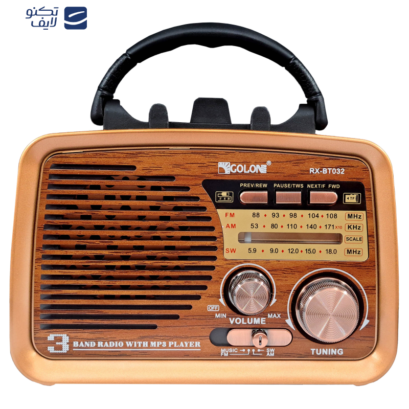 رادیو گولون مدل RX-BT032