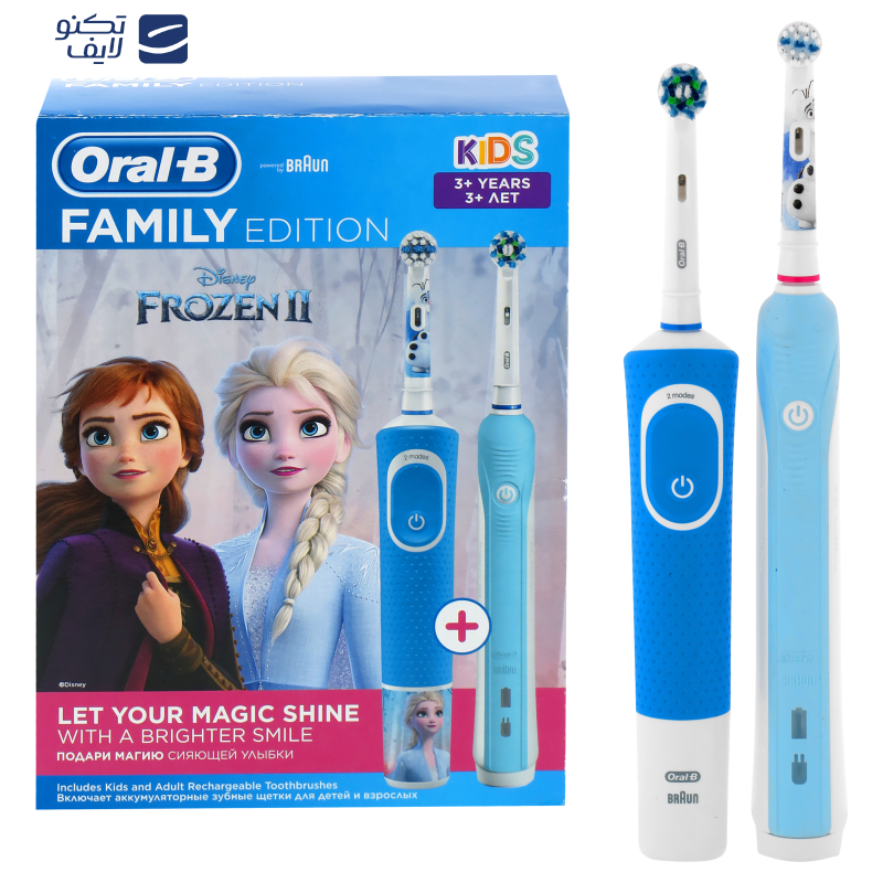 مسواک برقی اورال-بی مدل FAMILY EDITION مجموعه 2 عددی